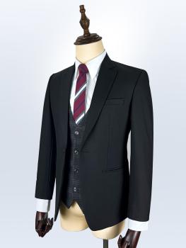 Bộ suit đen cao cấp một nút TG348